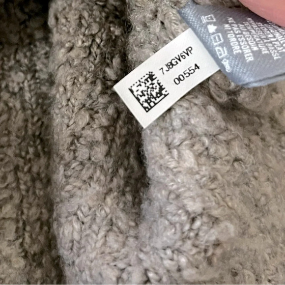 AERIE Gray Beige Mock Neck Wool Blend Pullover Sweater Size Small | EUC - Picture 7 of 10